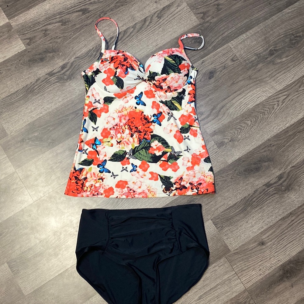 Butterfly patterned Tankini